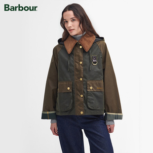 Barbour Reighton女士连帽油蜡夹克