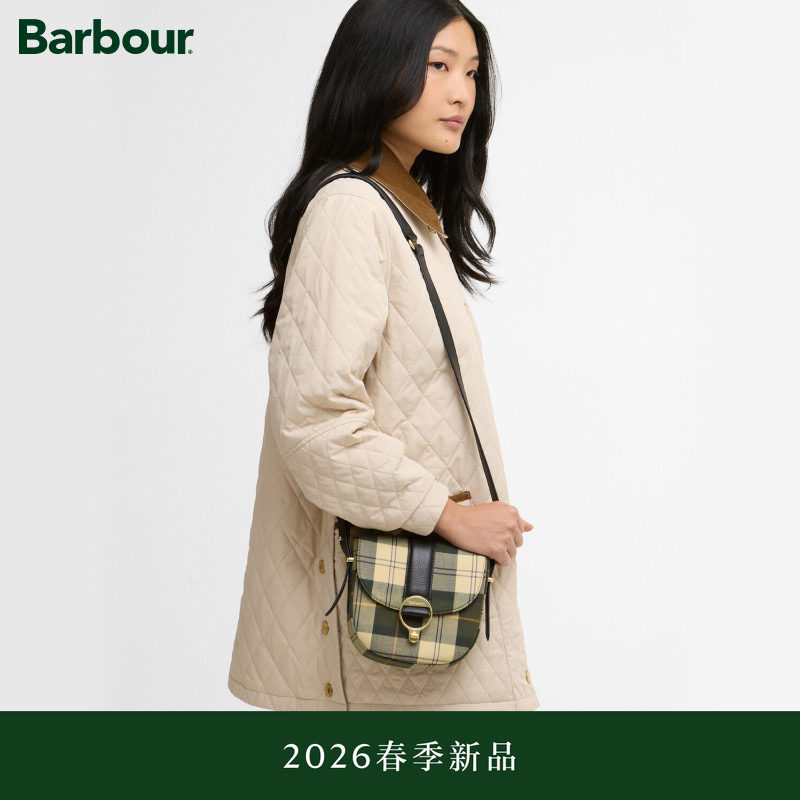 【春季新品】Barbour Elm Tartan Crossbody 女士格纹单肩包