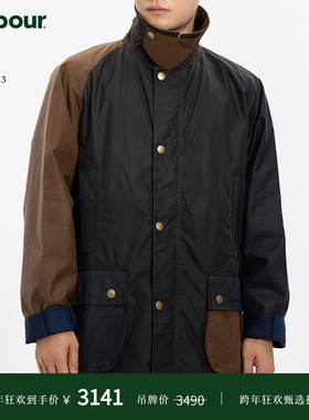 【冬季新品】Barbour Hayden Bedale 男士油蜡夹克