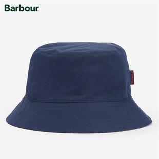 Barbour Hutton Reversible Bucket Hat男女同款两面渔夫帽