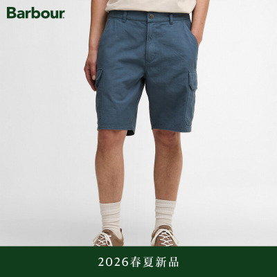 【春夏新品】Barbour Draftmen Relaxed Cargo 男士工装短裤