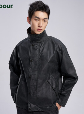 Barbour OS Transport男女同款宽松油蜡夹克
