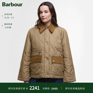 Martha Barbour 新品 女士绗缝夹克外套 冬季