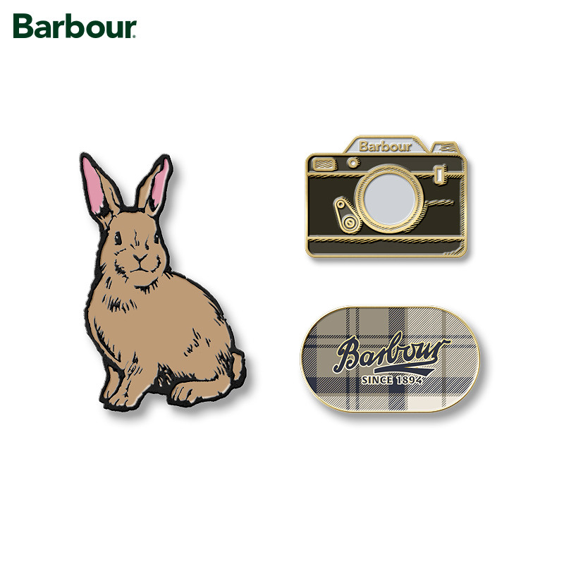 MyBarbour系列别针徽章图片