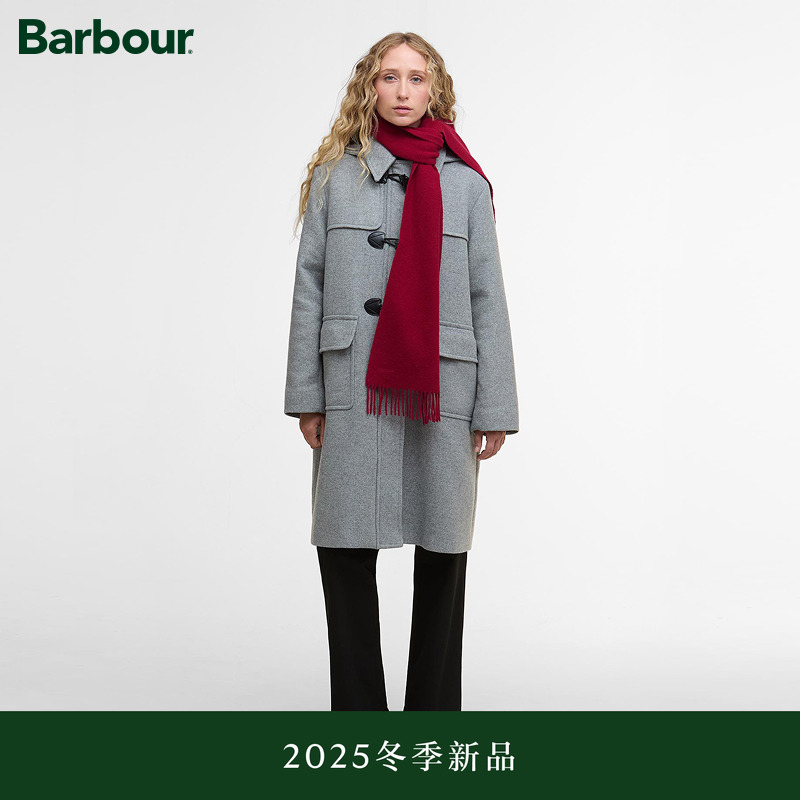 Barbour女士时尚简约围巾