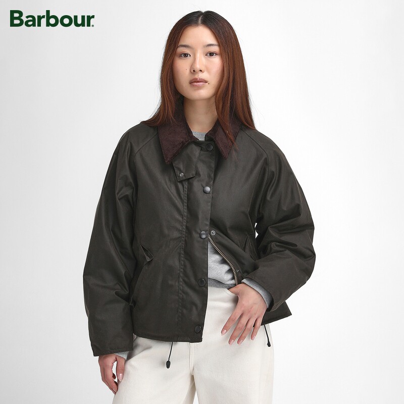 BarbourTransport女士油蜡夹克图片