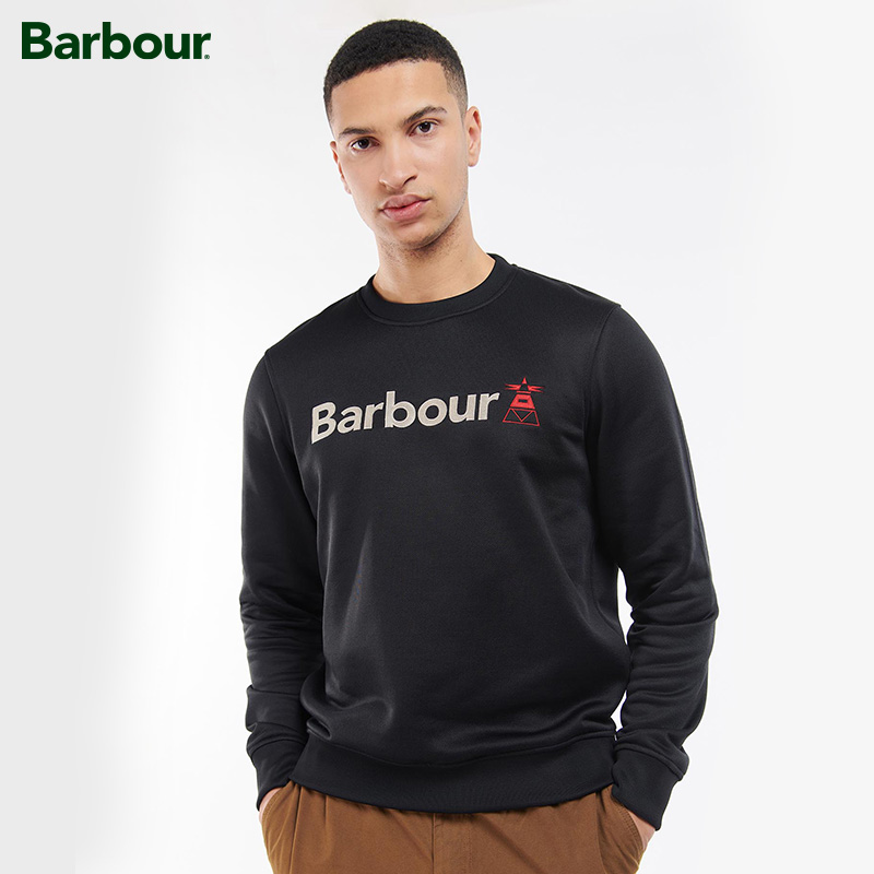 Barbour男士圆领卫衣