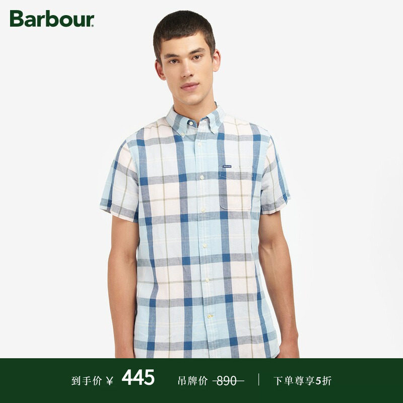 BarbourAngus男士格纹衬衫图片