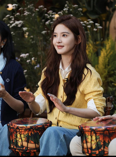 2026年春季新款时尚百搭宽松显瘦圆领长袖针织开衫女毛衣外套上衣