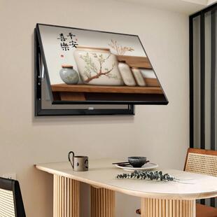 中古风电表箱装饰画新中式遮挡配电箱电源盖面板开关盒上掀式挂画