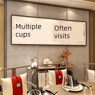 饭店装饰画淄博烧烤酒店包间壁画酒店餐厅馆包厢雅间背景墙面挂画