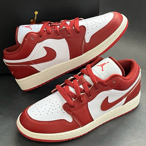 #Jordan Air Jordan 1 AJ1 篮球鞋 低帮 GS 白红 FJ3465-160