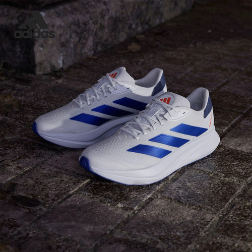 adidas DURAMO SL 2.0 舒适柔软耐磨 低帮跑步鞋 男款 白色JS4395