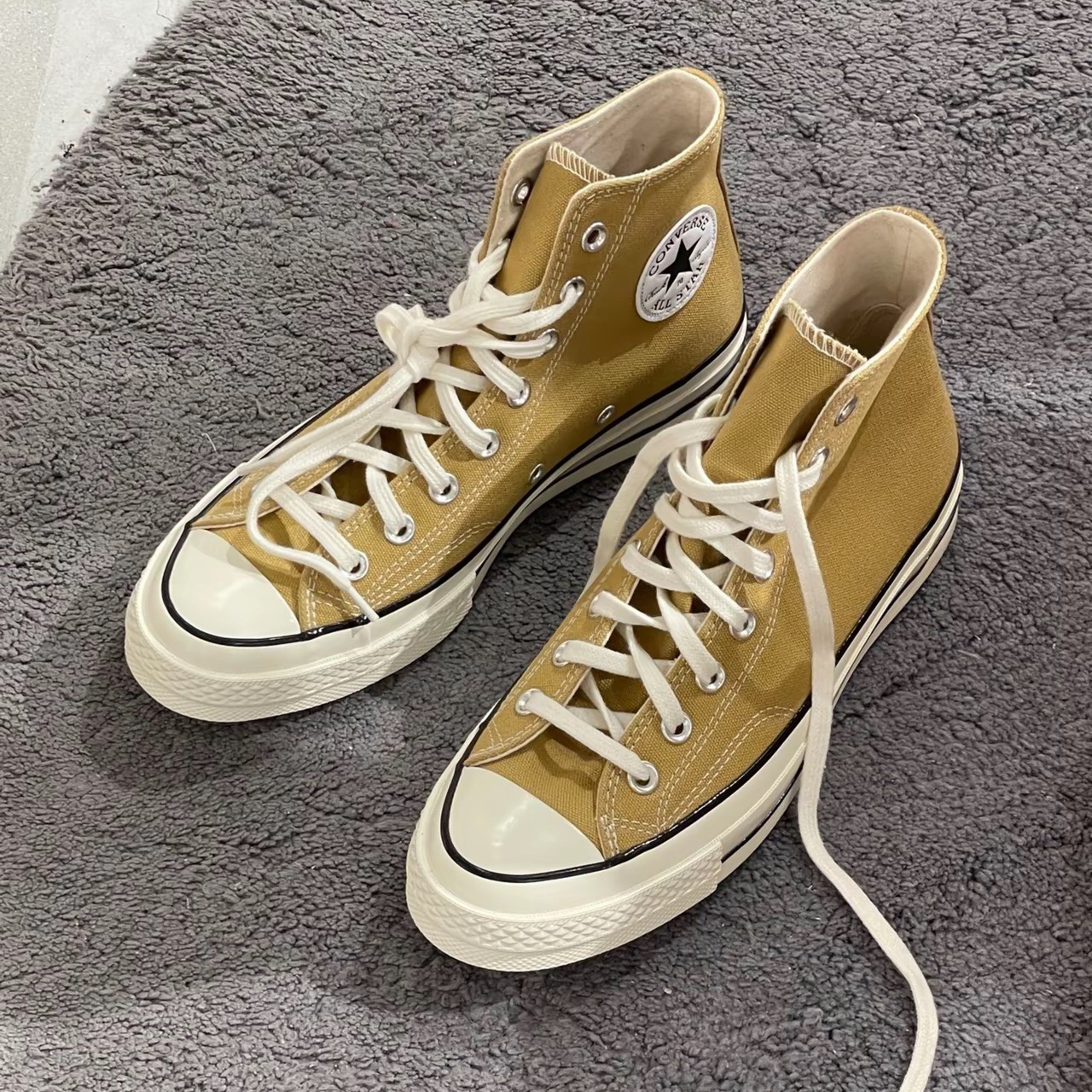 CONVERSE匡威1970S玫红粉沙丘卡其燕麦奶茶色高低帮帆布鞋A04590C