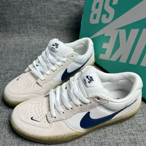 Nike SB Force 58低帮板鞋男女同款灰白蓝CZ2959-100