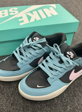 Nike SB Force 58低帮板鞋男款白色/黑色DV5476-400