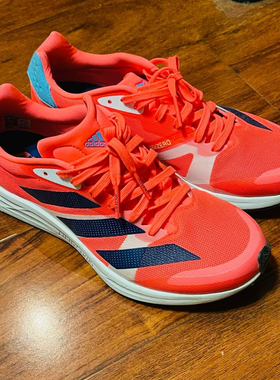 adidas Adizero RC 4 舒适百搭网布织物减震耐磨低帮跑步鞋H01120