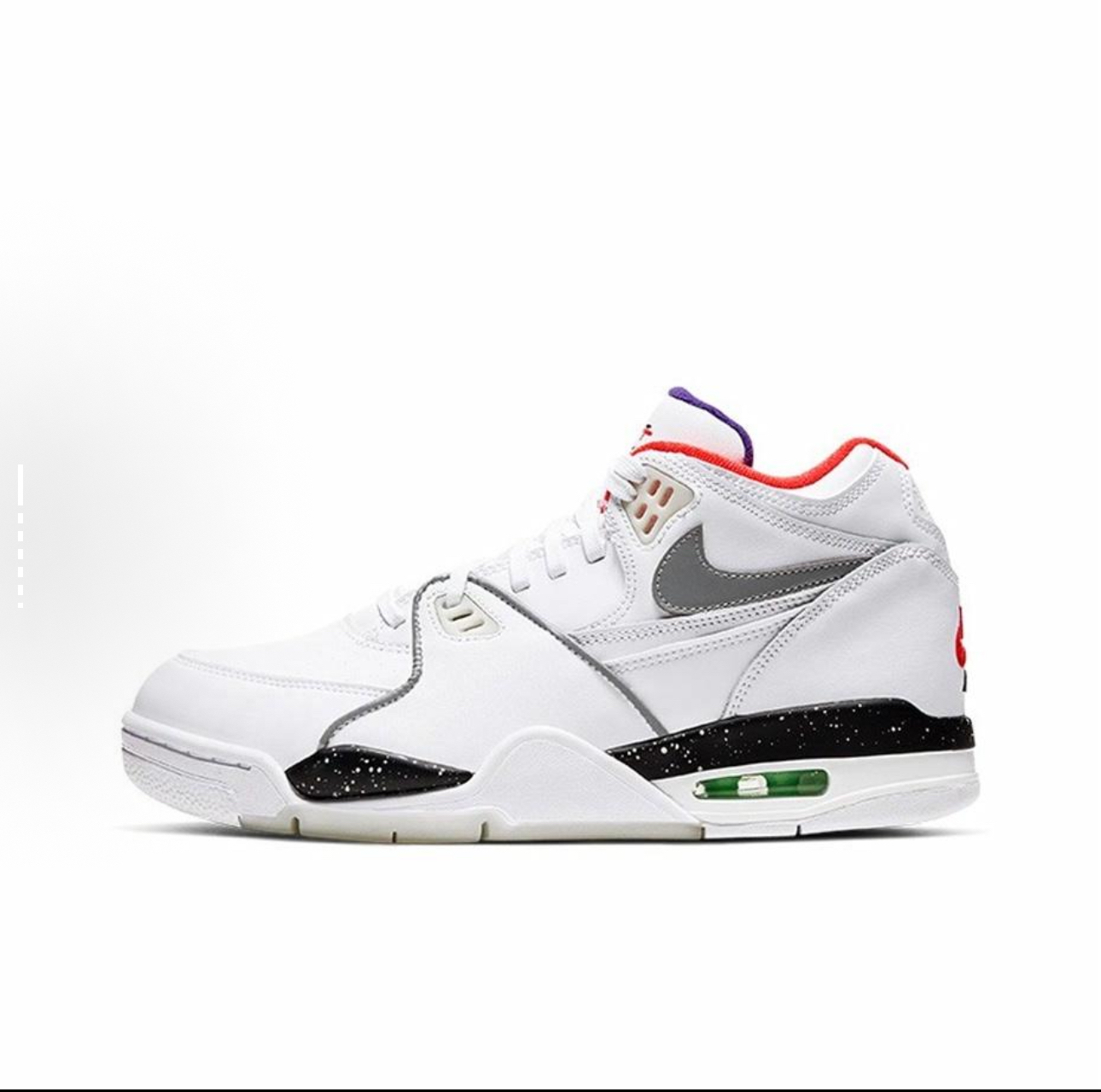 耐克Nike Air Flight 89 AJ4兄弟白镭射夜光男子气垫篮球鞋CW2616