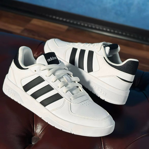 adidas neo Courtbeat 合成革 舒适防滑耐磨轻便 低帮板鞋ID9658