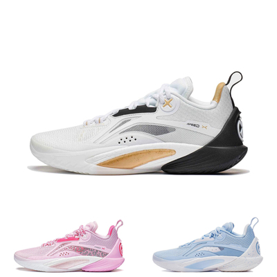 李宁闪击10篮球鞋男子低帮透气耐磨减震防滑运动鞋