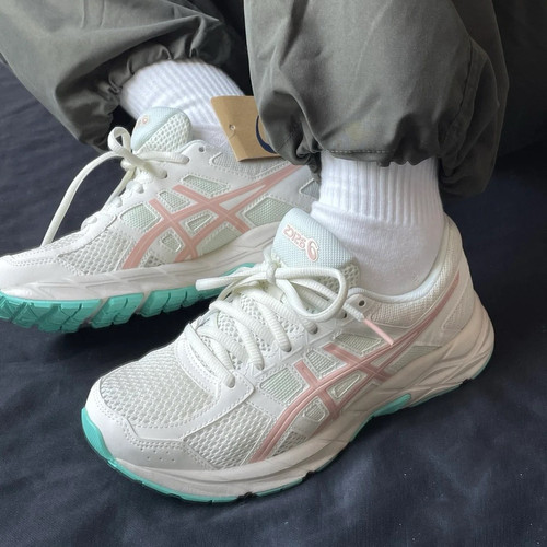 Asics Gel-contend 4 体考清新入门减震透气回弹跑步鞋T8D9Q-106