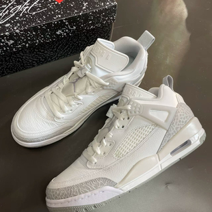 JORDAN SPIZIKE 斯派克 白灰 低帮复古篮球鞋HQ3602-121