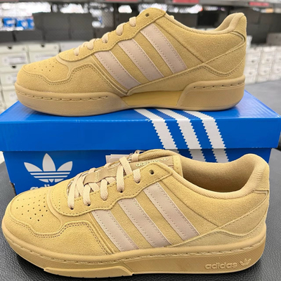 三叶草 Adidas Originals Courtic 板鞋 低帮 芥末黄 ID6070