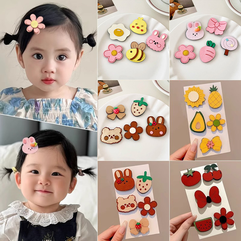 tktk女童夏季可爱魔术贴刘海整理不伤发自沾碎发婴儿儿童头饰