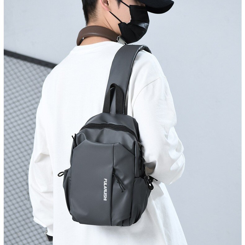 2026新款跨境斜挎包男士百搭休闲胸包背包ins腰包日系小挎包女