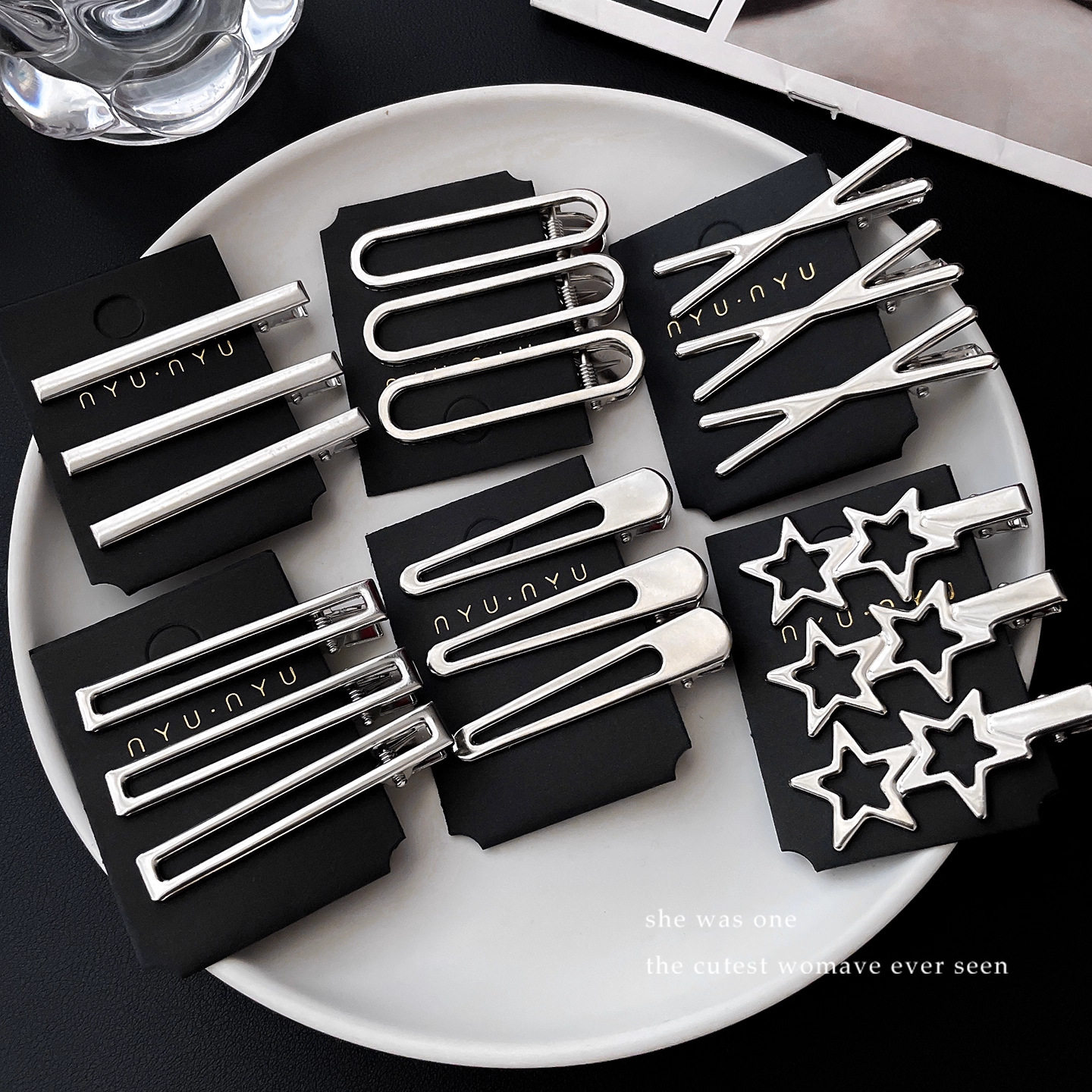 tktk儿童发夹前额边夹碎发夹子头饰女bb夹甜美卡子宝宝刘海夹发卡