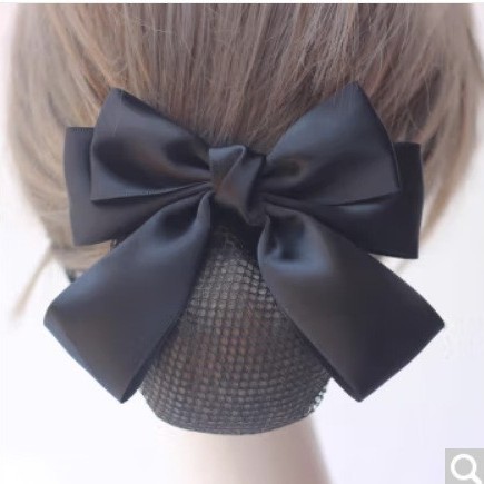 护士头花发网学生版空姐上班网兜蝴蝶结银行服务员头发套盘发商务