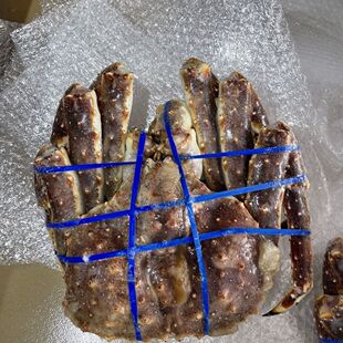 俄罗斯生冻帝王蟹一只5斤半左右包邮帝王蟹