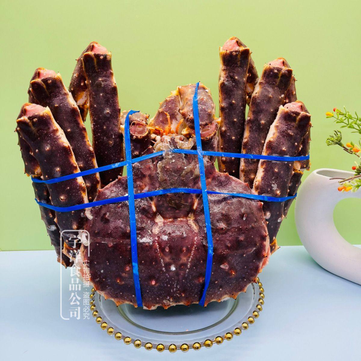 顺丰俄罗斯风味帝王蟹生冻帝王蟹活冻帝王蟹5斤多左右一只