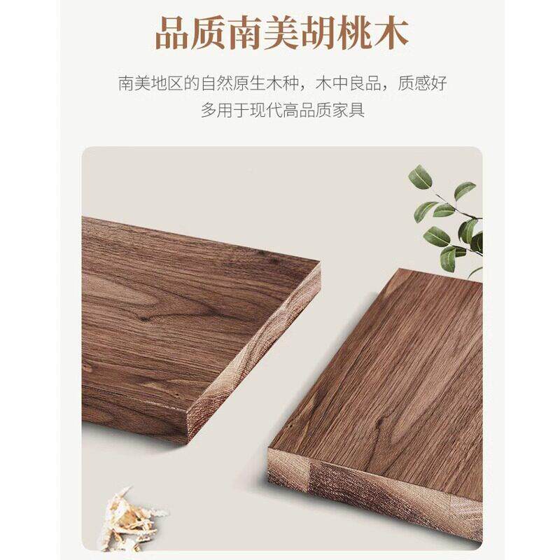 新中式黑胡桃木罗木汉床意推拉两全实三人位沙发客219厅伸缩禅沙