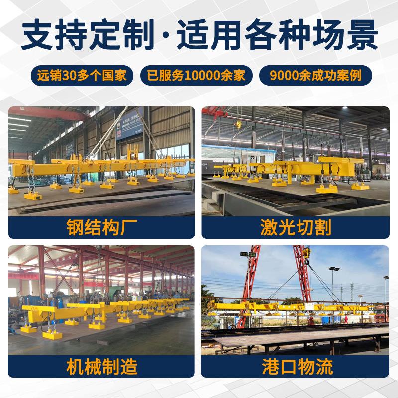 钢吊具工业磁力电永磁吊具行吊磁吸永起板重器电成套吊控磁铁吸盘