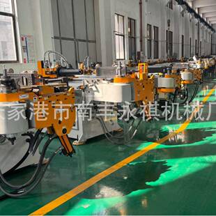 13全张家港永自动半0自动液压弯管机伺服送料三机维数控管折弯机