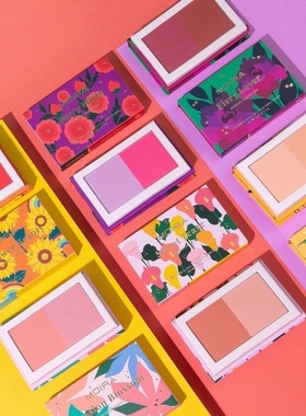 保税仓MOIRA DUAL BLUSHER/BRONZER双色腮红古铜修容盘粉饼7.5G