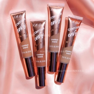 保税L.A. LA GIRL CONTOUR ENVY液体修容棒阴影海绵头轻薄持久