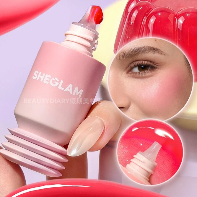 现货SHEGLAM凝胶腮红 Melon Jelly 水润液体颊彩 自然提气色图片