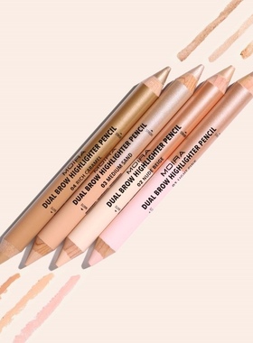 保税仓发MOIRA双头眉部高光笔4.2g局部提亮双色哑光珠光眼头卧蚕