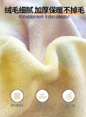秋冬季双面牛奶绒被套单单件50x20KZZ0x230加绒法珊瑚绒被兰人被