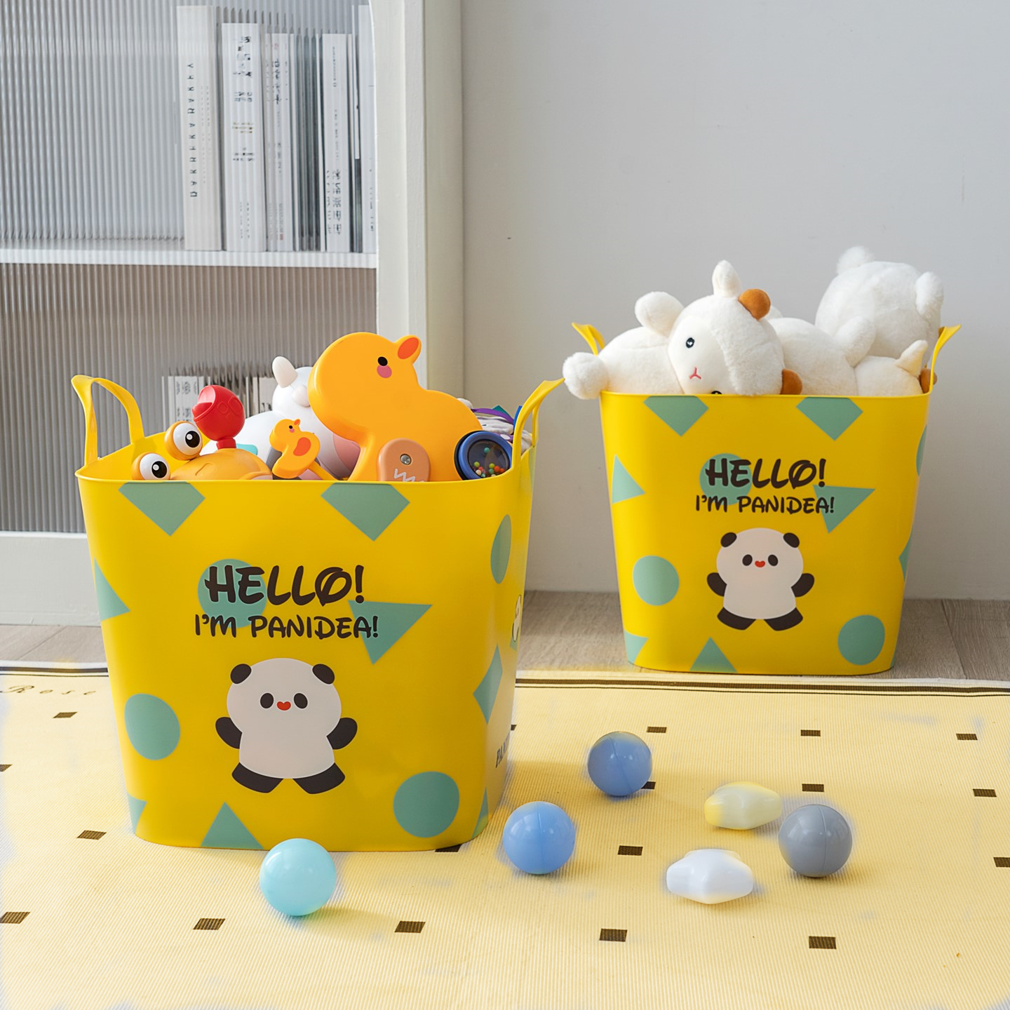 脏衣物收纳筐-大容量带提手