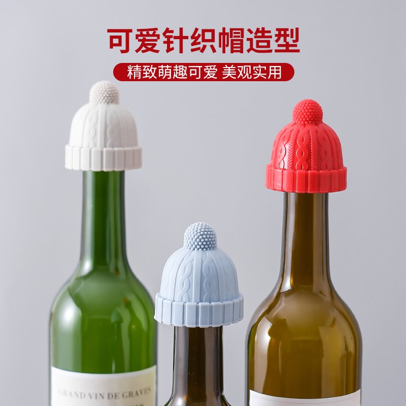 小红帽红酒瓶塞家用创意硅胶玻璃密封瓶塞大象香槟酒葡萄酒塞瓶盖