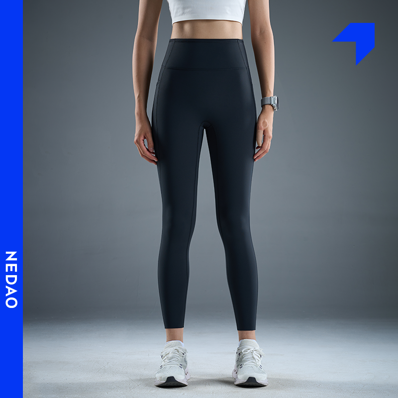内道灵动力收纳紧身跑步长裤