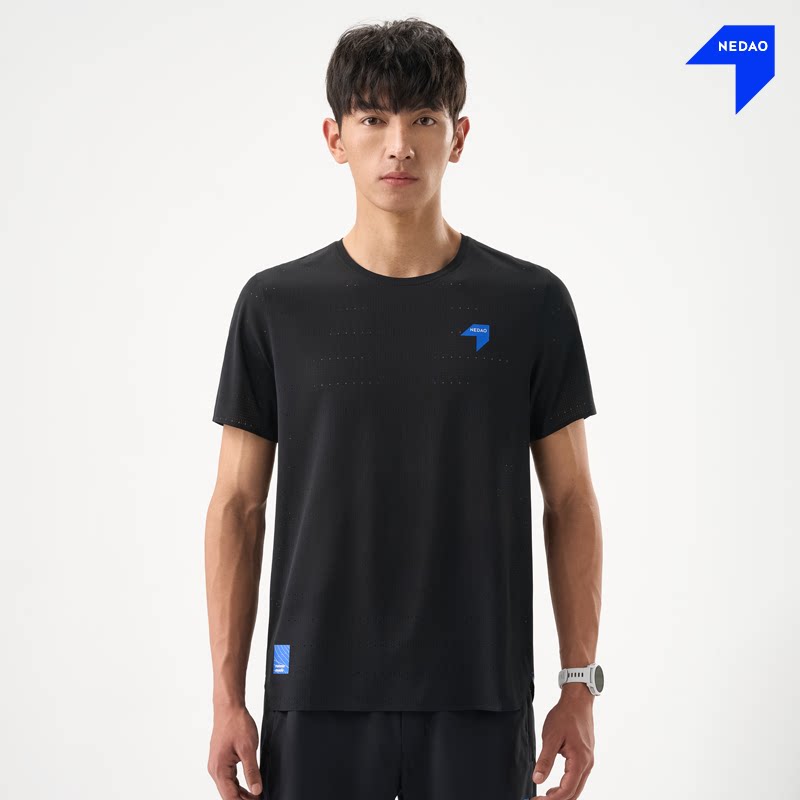 thumbnail for Running short-sleeve inner marathon running short-sleeve soft breeze sports short-sleeve summer short-sleeve for men and women, breathable quick-dry T-shirt