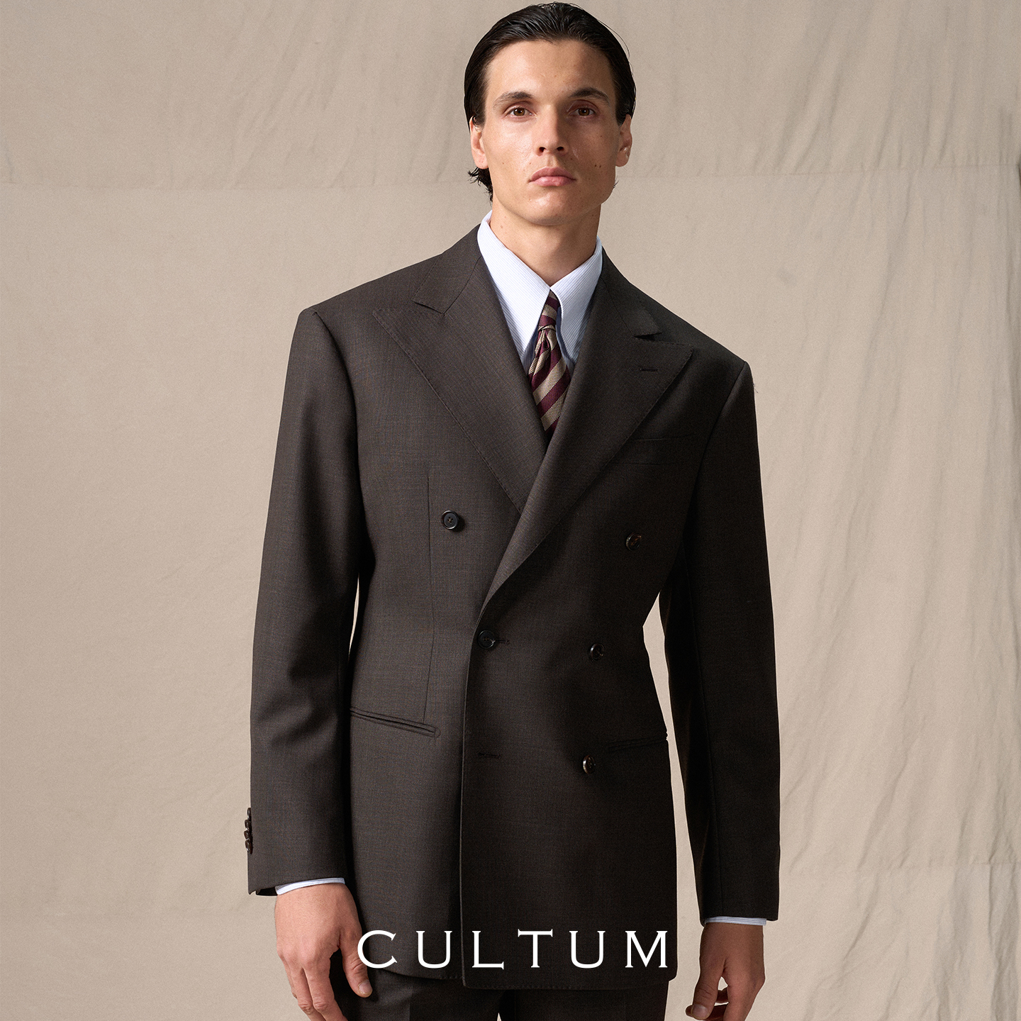 Super110半麻衬澳毛西服套装