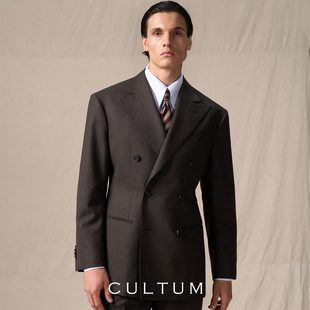 西服套装 CULTUM男士 高级感抗皱商务西装 Super110半麻衬澳毛