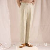 CULTUM巴黎扣西裤 免烫易打理 男秋冬商务百搭休闲高腰直筒长裤