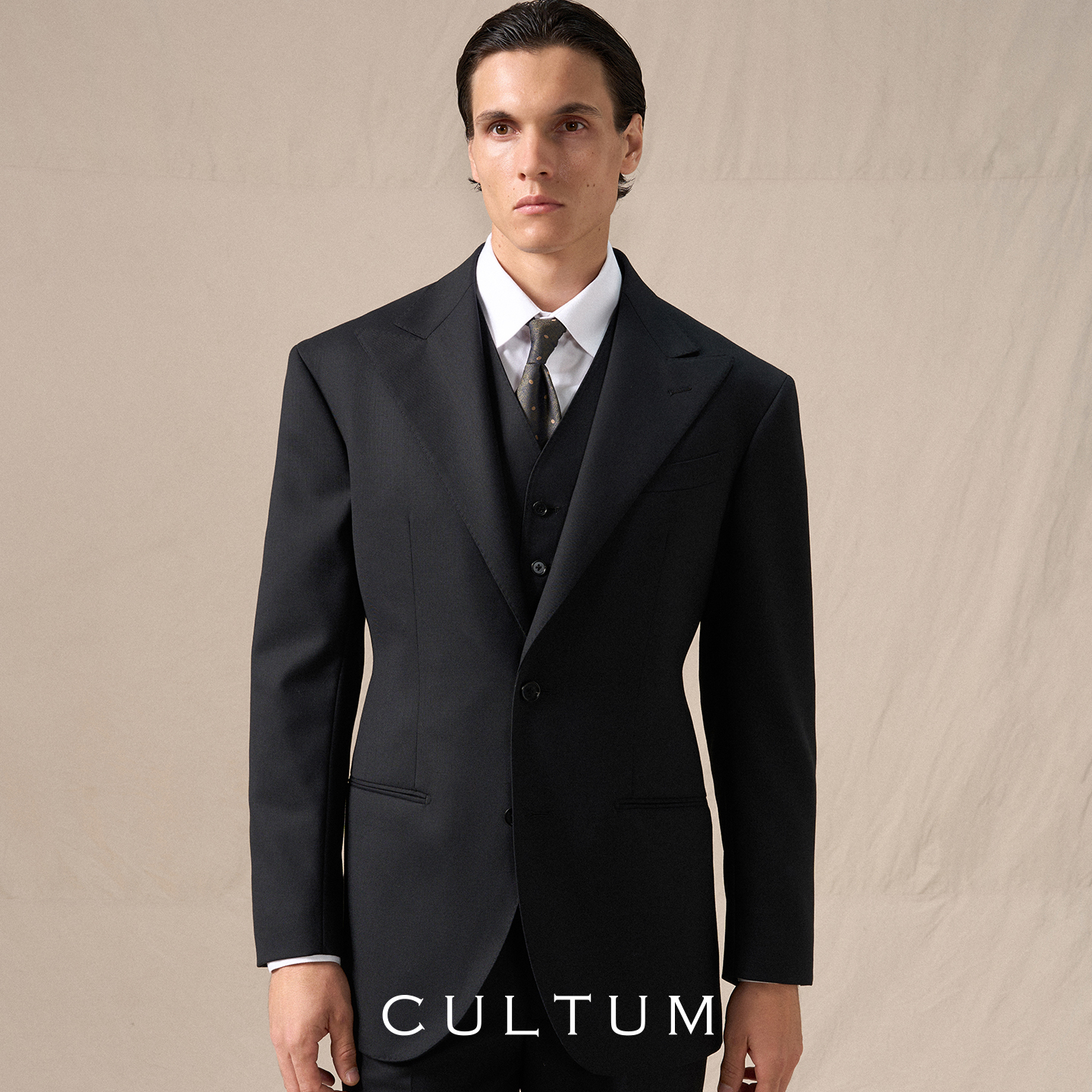 Super110半麻衬羊毛西装套装