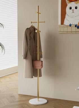 轻衣奢纳落地挂架家卧室客厅立式铁艺衣帽架简约收多用功91014能